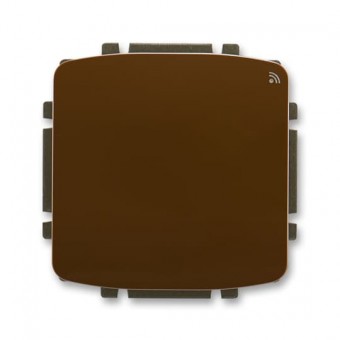spínač s krátkocestným ovladačem, s přijímačem RF signálu, 868 MHz, hnědá, design TANGO